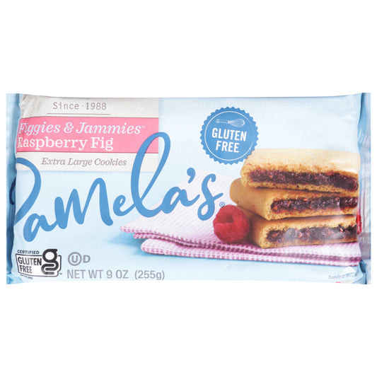 Pamela's Figgies & Jammies Raspberry Fig Cookies Extra Large 9 oz
