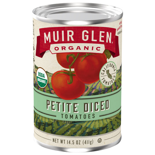 Muir Glen Organic Petite Diced Tomatoes, 14.5 ounces