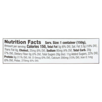 Clover Sonoma Organic Whole Milk Cream on Top Strawberry Yogurt 5.3 oz