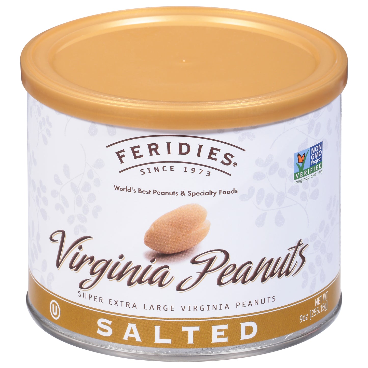 Feridies Salted Virginia Peanuts Super Extra Large 9 oz