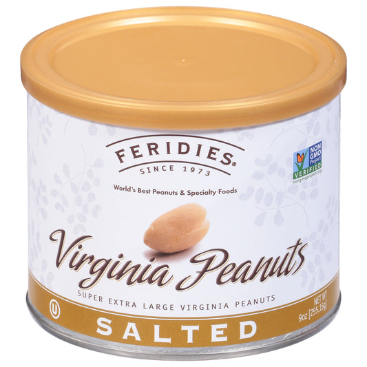 Feridies Salted Virginia Peanuts Super Extra Large 9 oz