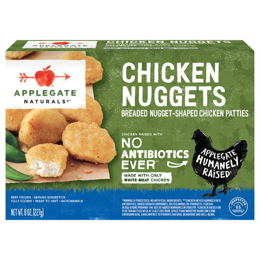 Applegate Natural Chicken Nuggets, 8oz (Frozen)