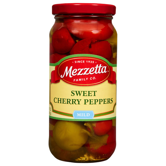 Mezzetta Sweet Cherry Peppers, 16 fl oz