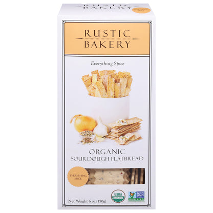 Rustic Bakery Organic Sourdough Everything Spice Flatbread 6 oz