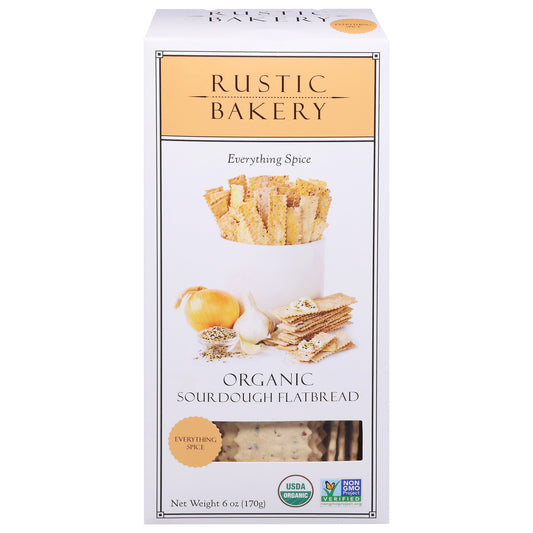 Rustic Bakery Organic Sourdough Everything Spice Flatbread 6 oz