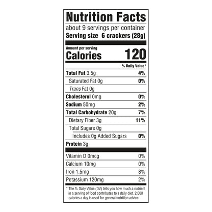 Triscuit Hint of Sea Salt Whole Grain Wheat Crackers, Vegan Crackers, 8.5 oz