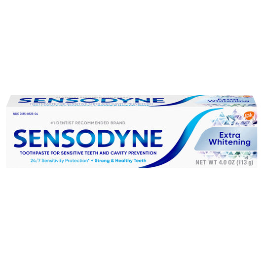 Sensodyne Extra Whitening Sensitive Teeth Whitening Toothpaste - 4 Ounces