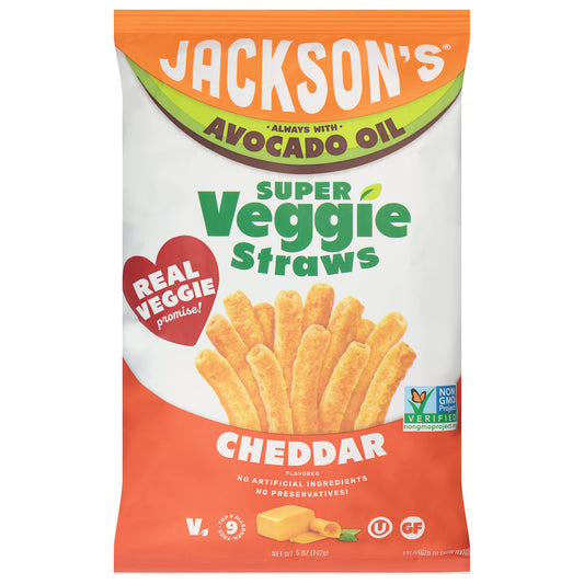 Jackson's Super Cheddar Veggie Straws 5 oz