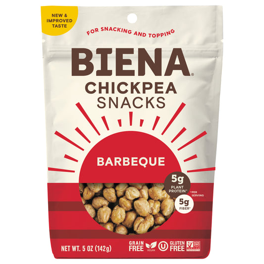 Biena Barbeque Chickpea Snacks 5 oz