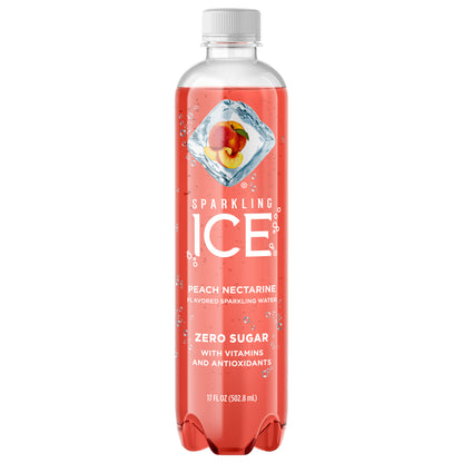 Sparkling Ice Zero Sugar Peach Nectarine Flavored Sparkling Water 17 fl oz