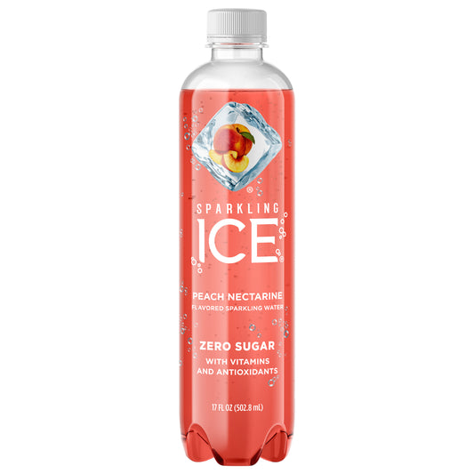 Sparkling Ice Zero Sugar Peach Nectarine Flavored Sparkling Water 17 fl oz