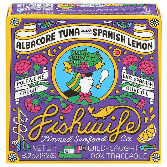 Fishwife Albacore Tuna with Spanish Lemon 3.2 oz