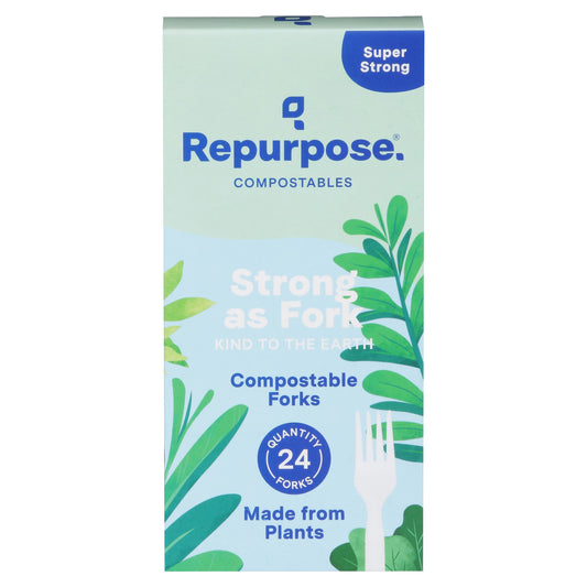 Repurpose Compostable Forks, 24 Ct