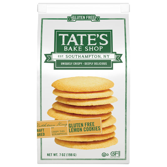 Tate's Bake Shop Gluten Free Lemon Cookies, Gluten Free Cookies, 7 oz