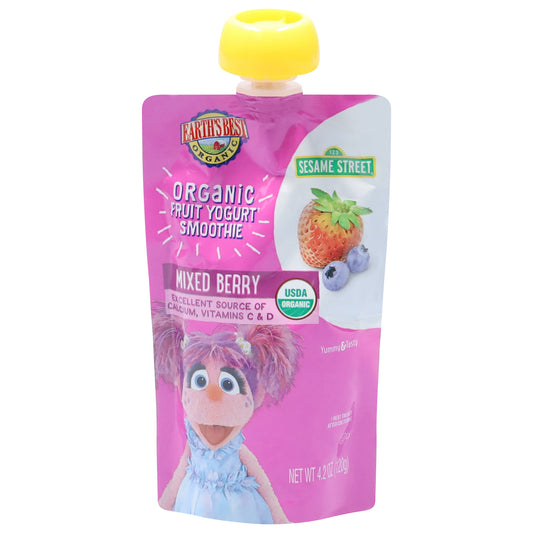 Earth's Best Organic Mixed Berry Fruit Yogurt Smoothie 4.2 oz