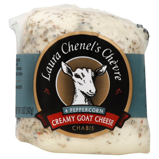 Laura Chenel's 4 Peppercorn Creamy Goat Cheese 5 oz
