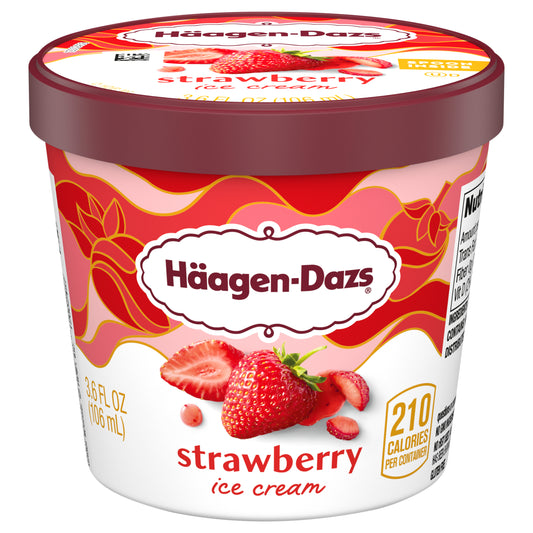 Haagen Dazs® Strawberry Ice Cream Cup