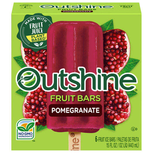 Outshine Pomegranate Fruit Bars 6 ea