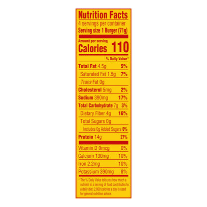 BOCA All American Veggie Burgers, 4 ct Box