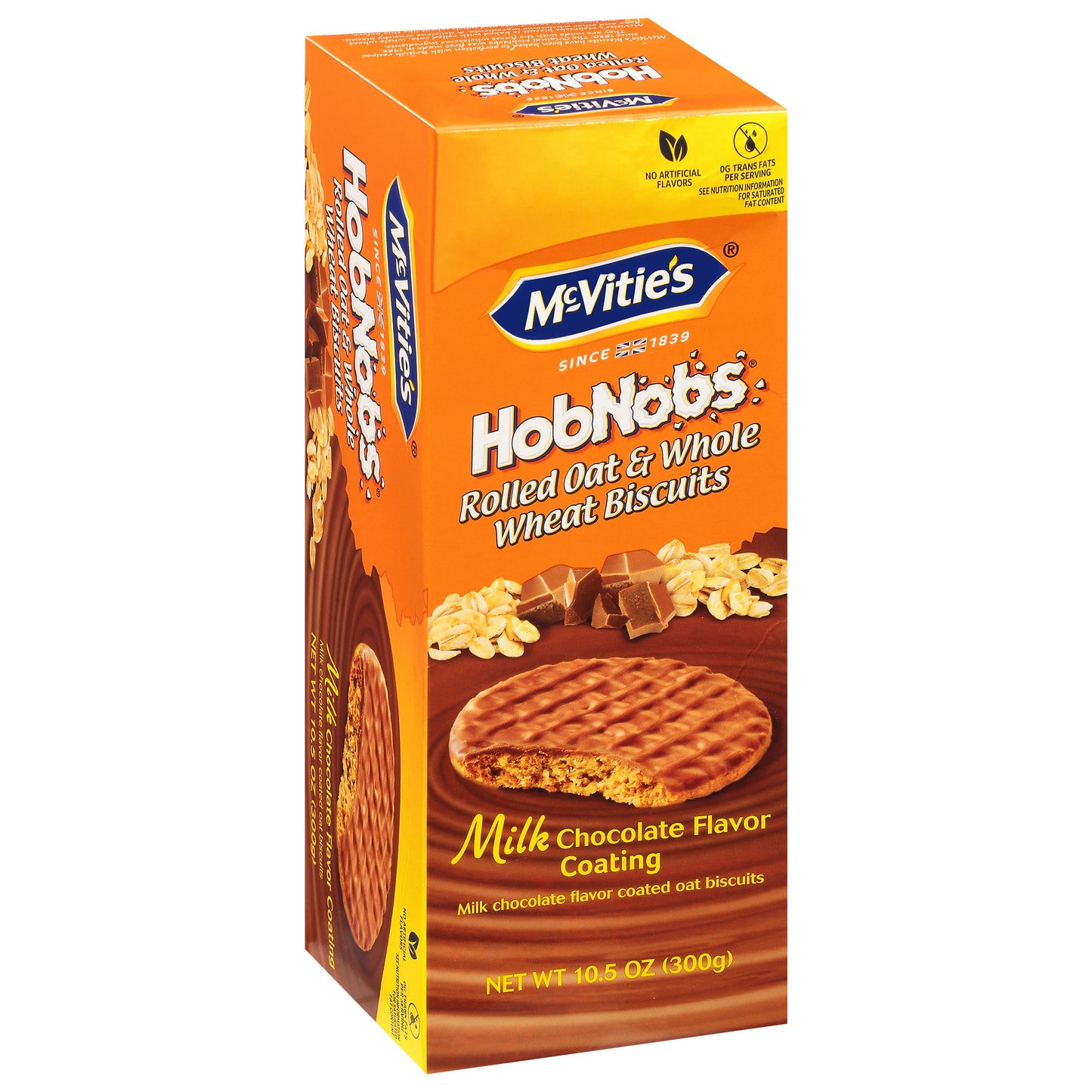 Mcvitie's Hobnobs Milk Chocolate Biscuits 10.5 oz Box