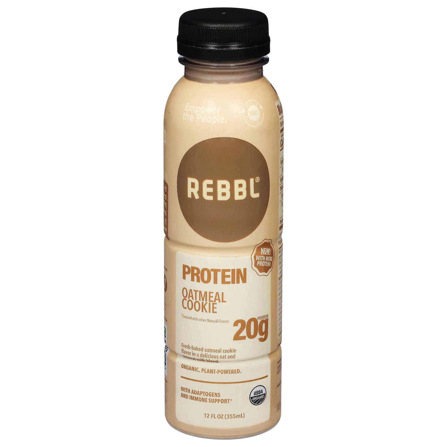 Rebbl Organic Plant-Powered Oatmeal Cookie Protein 12 fl oz