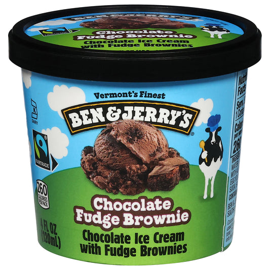 Ben & Jerry's Chocolate Fudge Brownie Ice Cream 4 fl oz