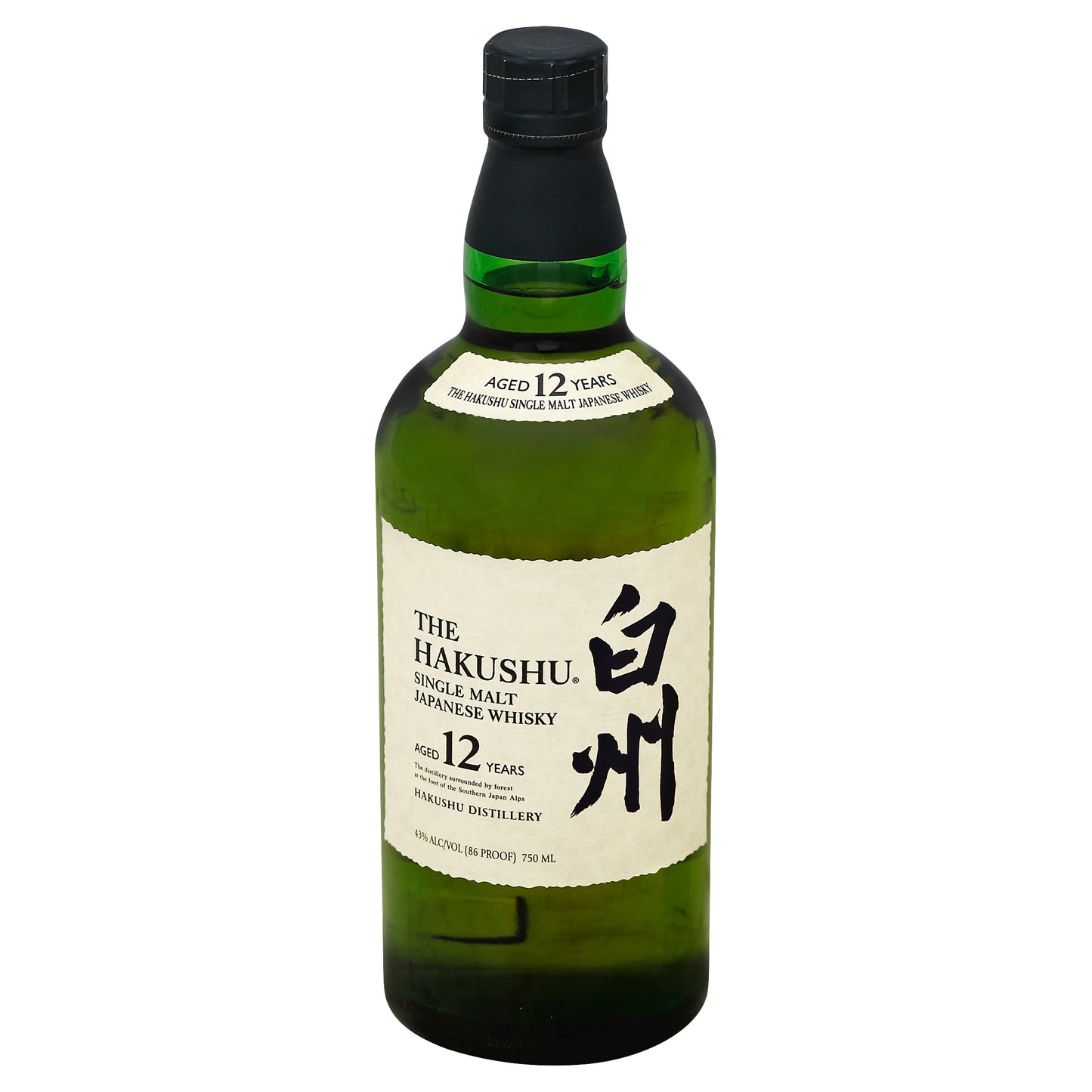 The Hakushu Whisky, Japanese, Single Malt, The Hakushu 750 ml