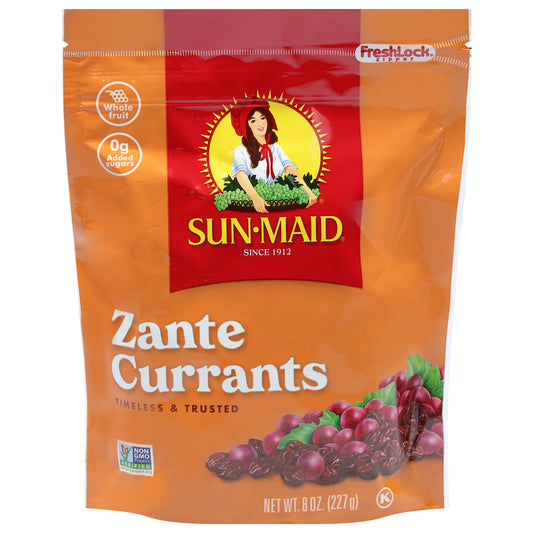 Sun-Maid® Zante Currants Resealable Stand-up 8 oz Bag