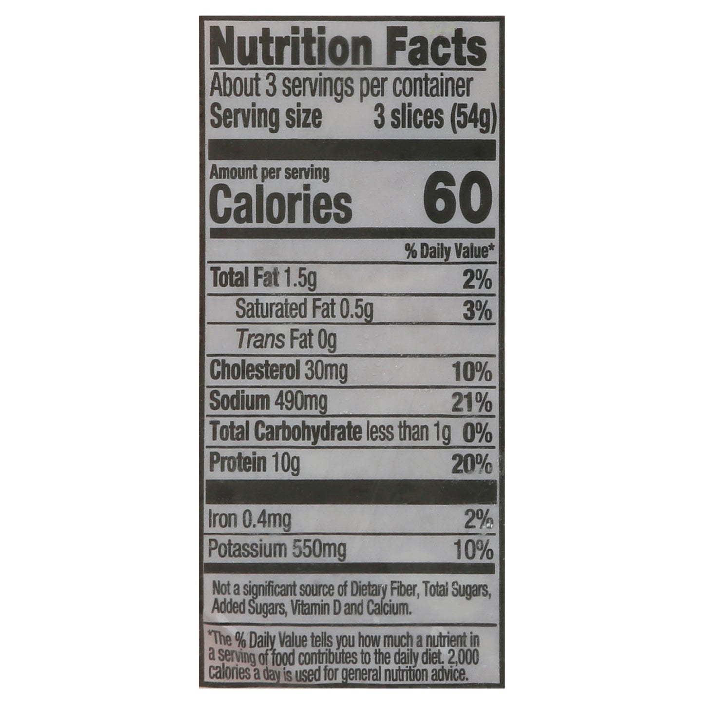 Jones Dairy Farm Hickory Smoked Breakfast Ham Slices 6.4 oz