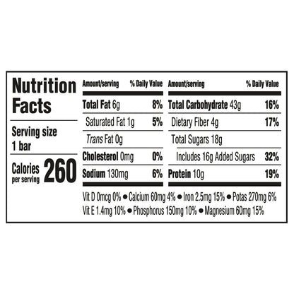 CLIF BAR Caffeinated Collection - Vanilla Almond Flavor - Made with Organic Oats - Energy Bars - Non-GMO - Plant Based Protein Bars (1 Count)