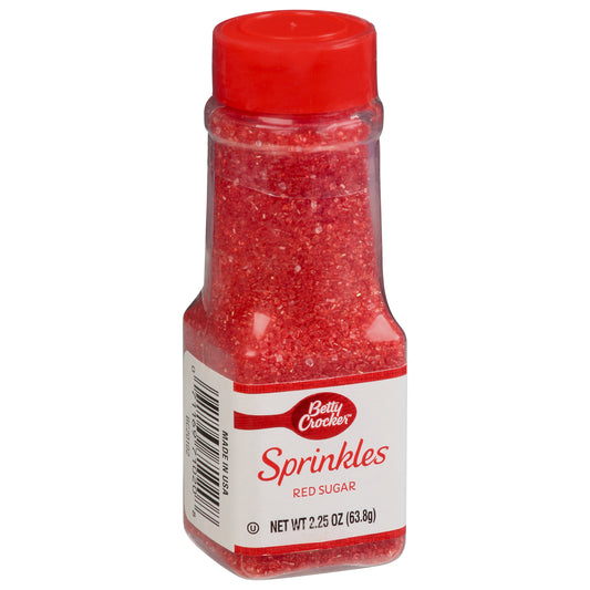 Betty Crocker Red Sugar Sprinkles 2.25 oz