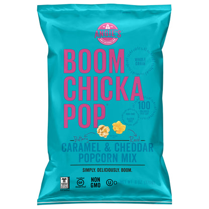 Angie's BOOMCHICKAPOP Caramel & Cheddar Popcorn Mix, 6 oz.