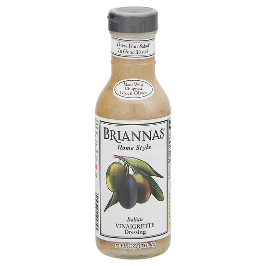 Briannas Home Style Italian Vinaigrette Dressing 12 fl oz