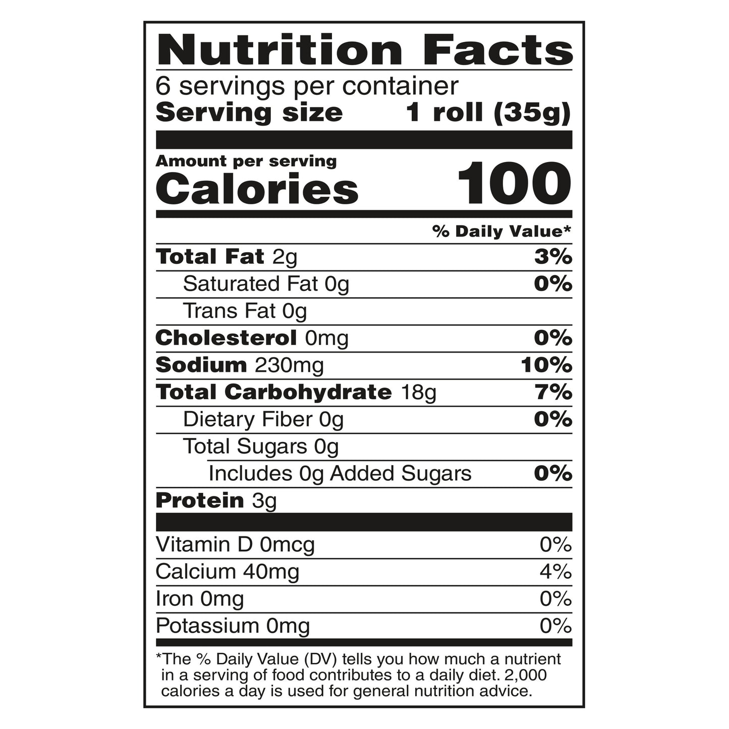 Udi's Gluten Free Classic French Dinner Roll, Frozen, 7.41 oz.