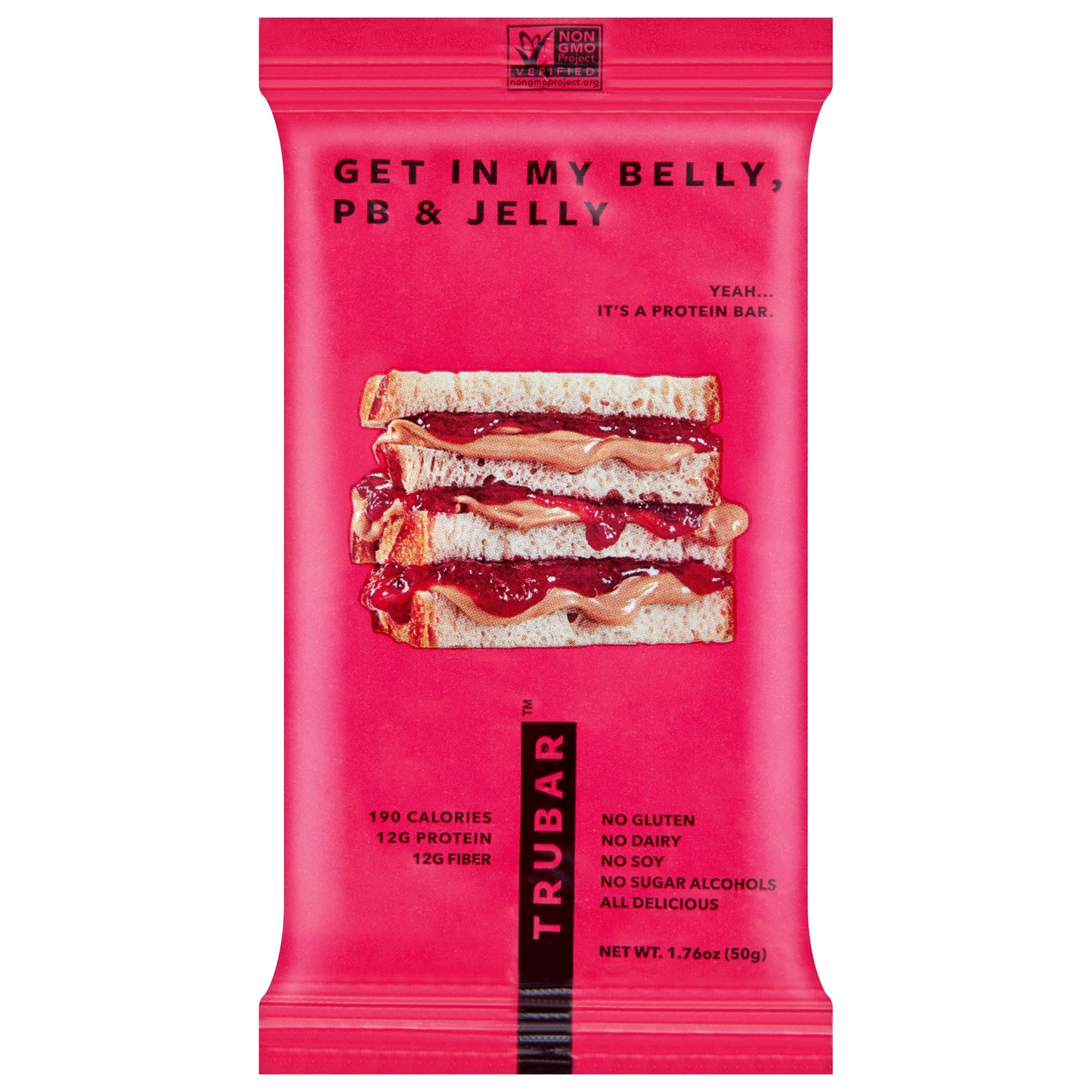 TruBar Get in My Belly, PB & Jelly Protein Bar 1.76 oz