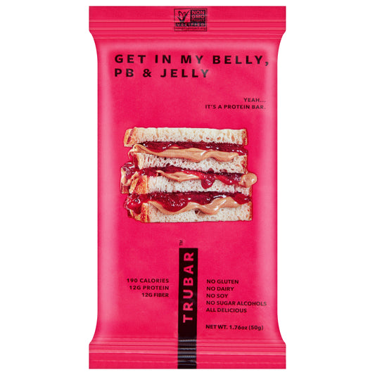 TruBar Get in My Belly, PB & Jelly Protein Bar 1.76 oz