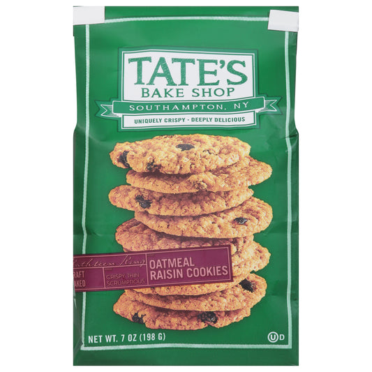 Tate's Bake Shop Oatmeal Raisin Cookies 7 oz
