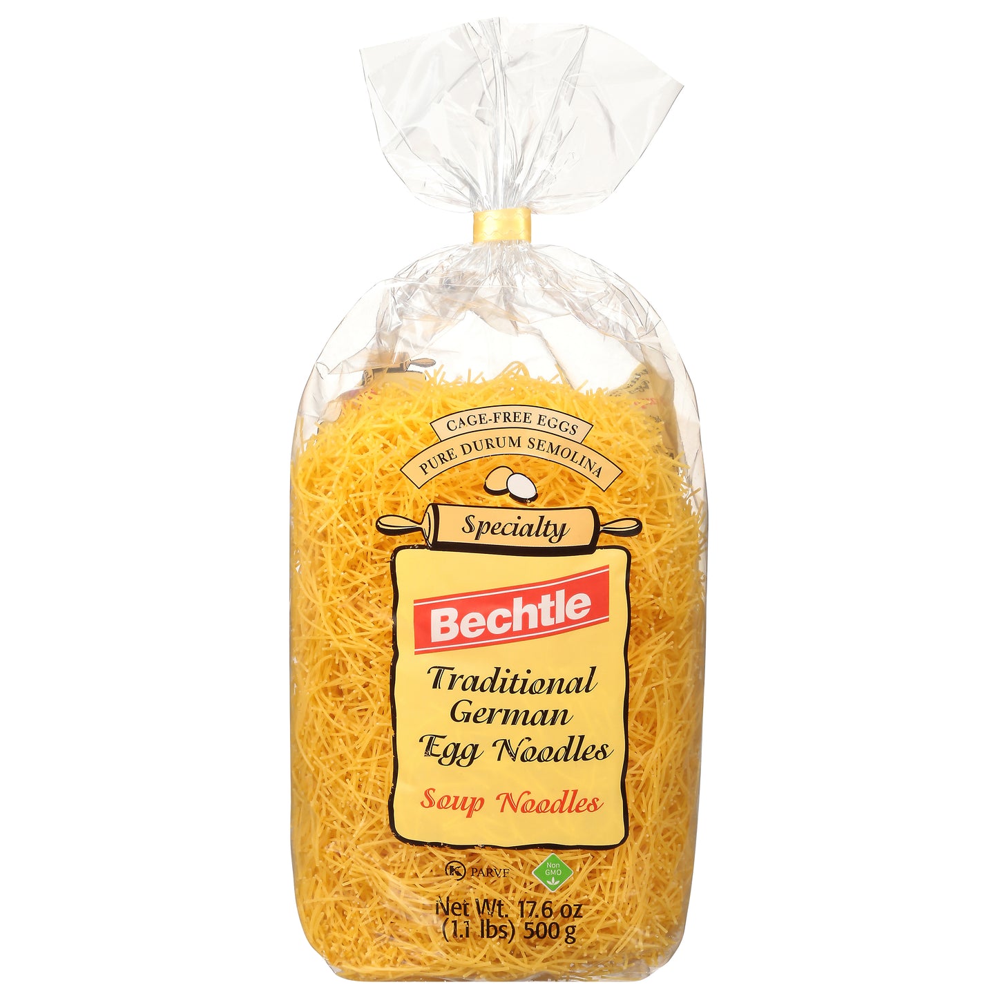 Bechtle Traditional German Egg Soup Noodles 17.6 oz Bag
