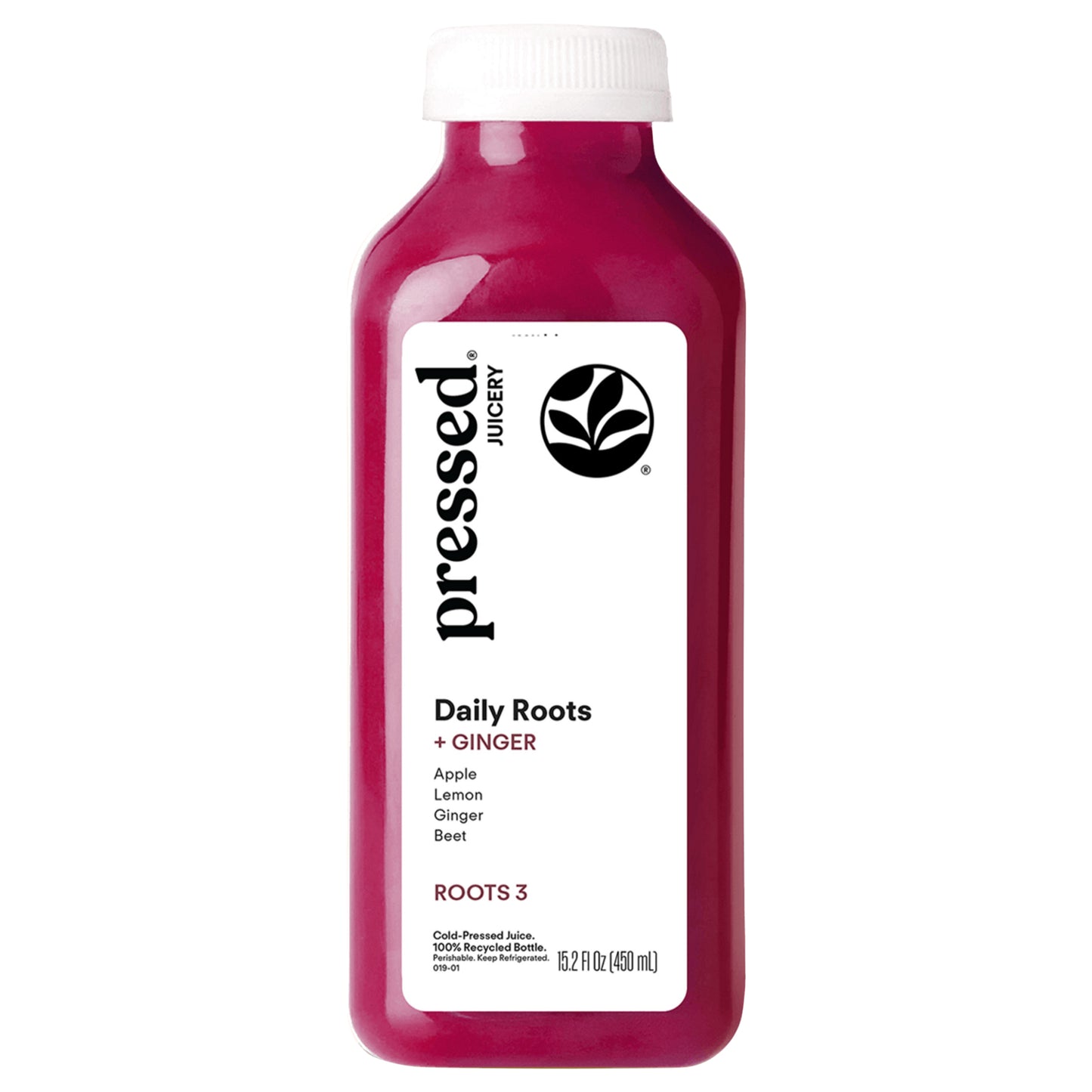 Pressed Juicery Beet Juice Daily Roots + Ginger 15.2oz