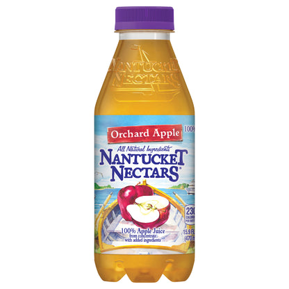 Nantucket Nectars Orchard Apple, 15.9 fl oz plastic bottle