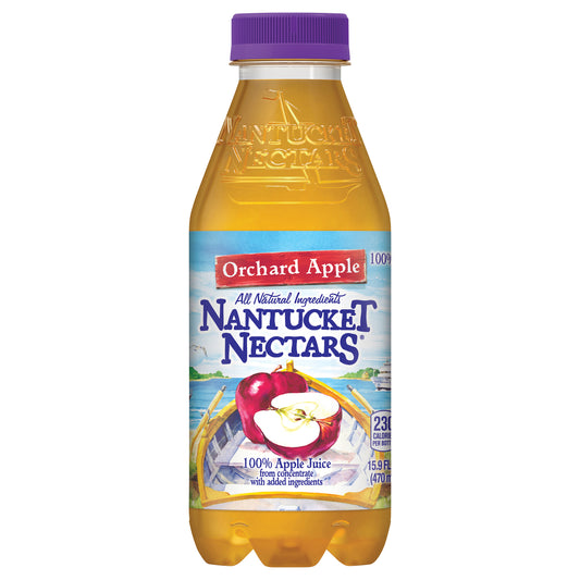 Nantucket Nectars Orchard Apple, 15.9 fl oz plastic bottle