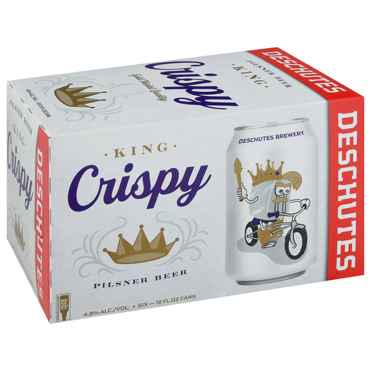 Deschutes King Crispy Pilsner Beer 6 - 12 fl oz Cans