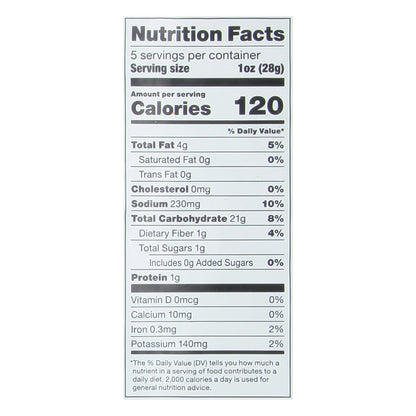 Popchips Original Sea Salt & Vinegar Popped Potato Snack 5 oz