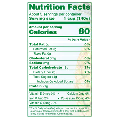 Frozen DOLE TROPICAL GOLD Pineapple, 16 Ounce Bag
