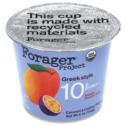 Forager Project Dairy-free Organic Greek Style Yogurt, Mango Passion Fruit