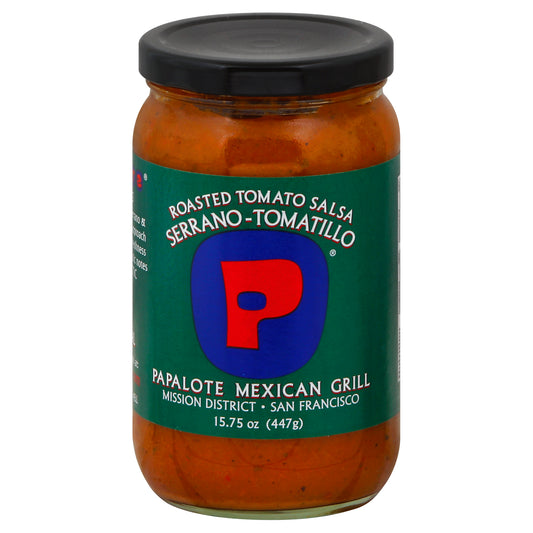 Papalote Mexican Grill Salsa 15.75 oz - Serrano Tomatillo
