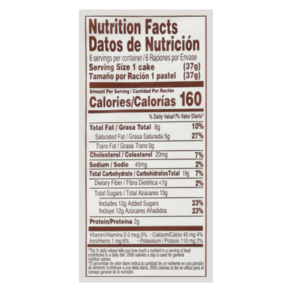 Balconi Cacao Sponge Cake 6 ea