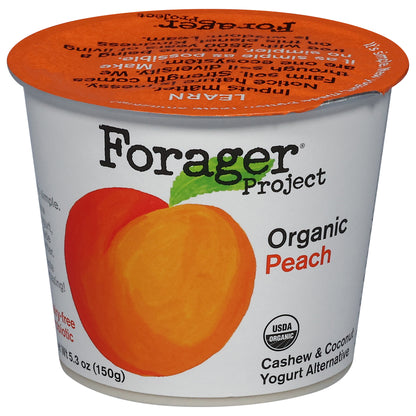 Forager Project Dairy-Free Organic Probiotic Peach Yogurt Alternative 5.3 oz