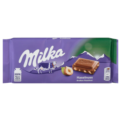 Milka Broken Hazelnut Chocolate 3.5 oz