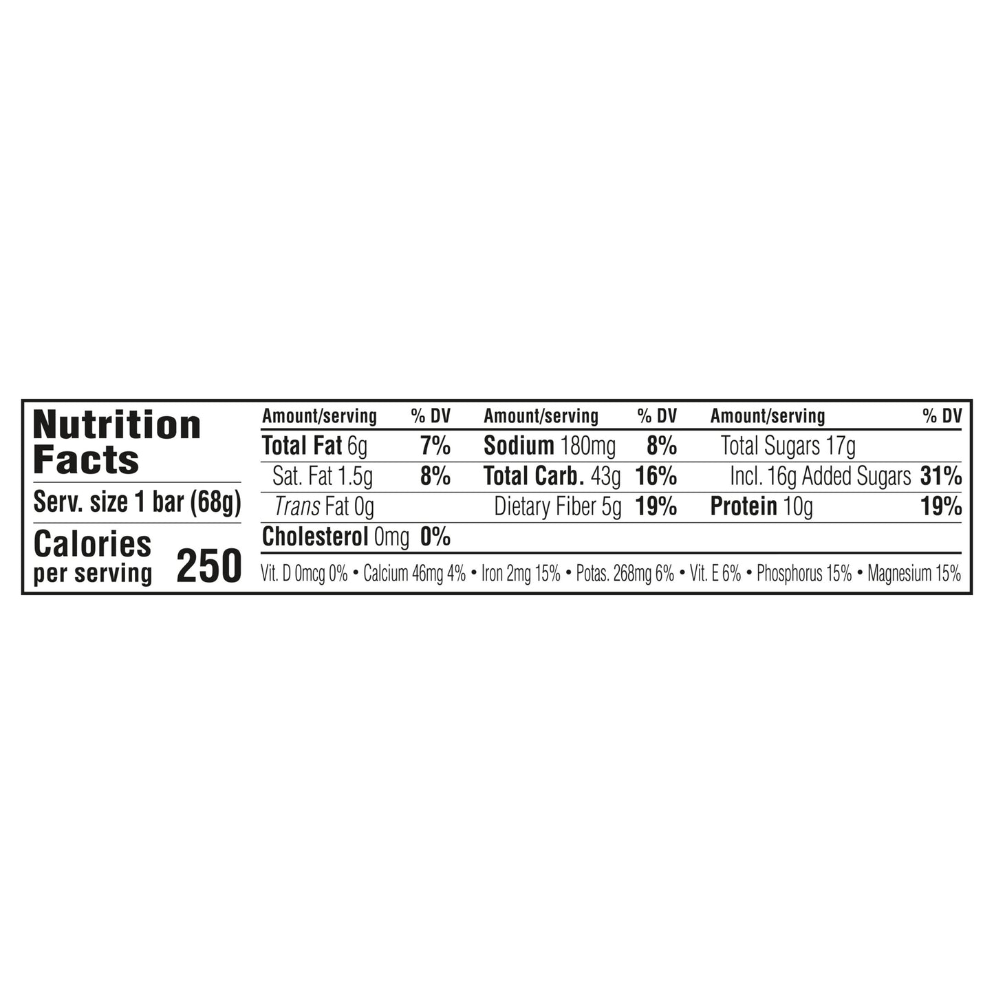 CLIF BAR - Chocolate Brownie Flavor - Made with Organic Oats - 10g Protein - Non-GMO - Plant Based - Energy Bar - 2.4 oz.